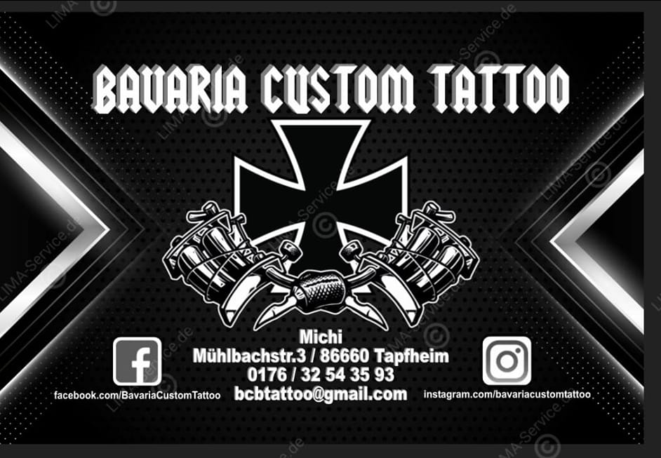 Bavaria Custom Tattoo – Website-Vorschau